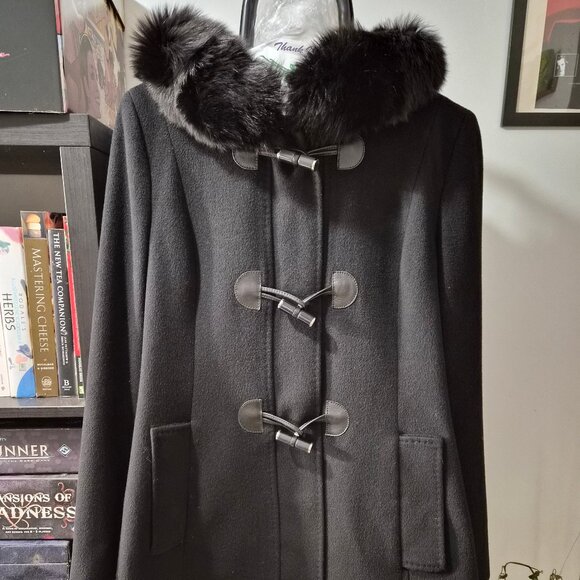 Max Mara Studio black wool coat - Picture 1 of 3